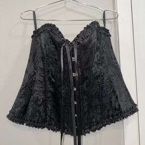Black corset top